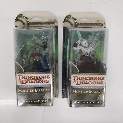 Dungeons & Dragons D&D Sealed Miniatures Monster Manual Dangerous Delves X2 • $9.99