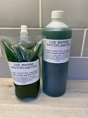 Phytoplankton For Marine Aquarium Free Second Class Postage. • £3.95