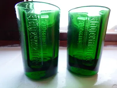 Jagermeister Green Shot Glasses X 2 • £1.50