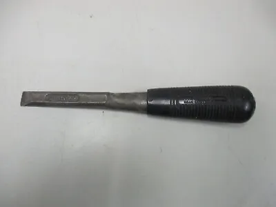 Vintage Stanley 1/2  Wood Chisel Black Handle • $6