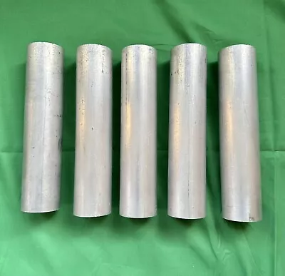 2  OD 6061Aluminum Round Tube 1-1/2  NOM ID X 8 3/4 L 1/4  Wall Tubing 5 Pcs • $61.31