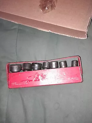 Mac Tools USA 3/8  Drive 7pc 3/8 -3/4  SAE Impact Swivel Universal Socket Set • $100