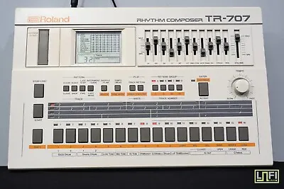 $1049 • Buy Roland TR-707 Rhythm Composer Classic Drum Machine Sequencer