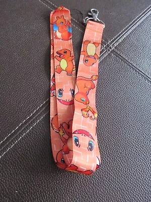 Pokemon (Orange) Nylon Lanyard  (NEW) • $6.99