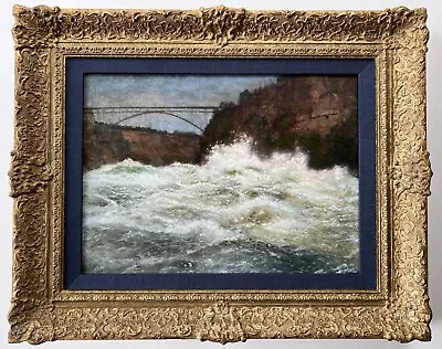 Niagara River Gorge/Rapids John Mansfield 1849-1933 Listed MA/CT Artist • $449