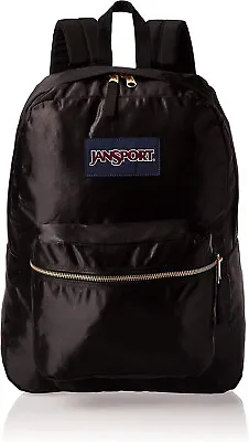 £29.95 • Buy JANSPORT High Stakes Backpack/Schoolbag Black/Gold 25L JS0A3C4W0UQ