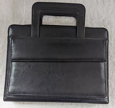 Franklin Covey 365 Monthly/Weekly Organizer Black Leather 10.5 X 8  • $20