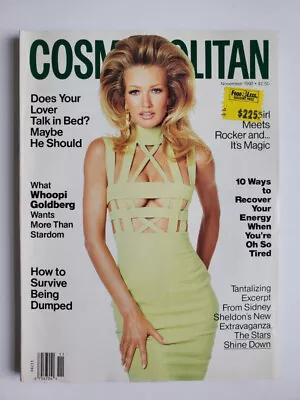 1992 COSMOPOLITAN Magazine KAREN MULDER Stephanie Seymour Lingerie Editorial • $39.99