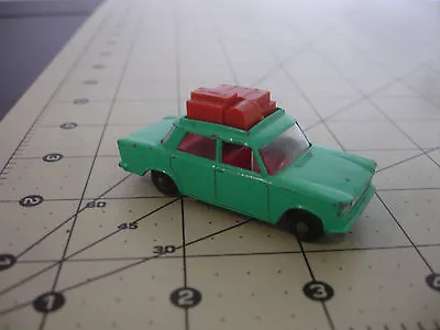 Old Vtg Matchbox Lesney Fiat 1500 Turquoise Diecast Toy Car Luggage Rack England • $29.95