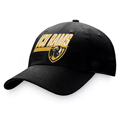 Men's Top Of The World Black VCU Rams Slice Adjustable Hat • $20.99