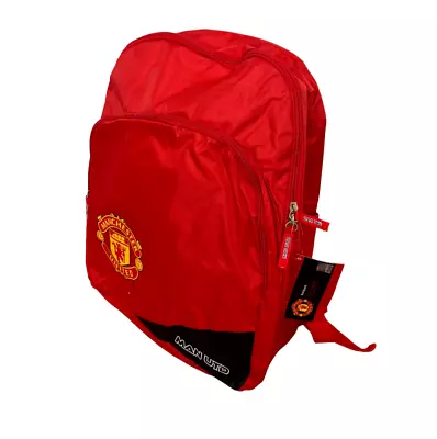 Man Utd Red Backpack | Manchester United Official Merchandise School Bag • £14.99