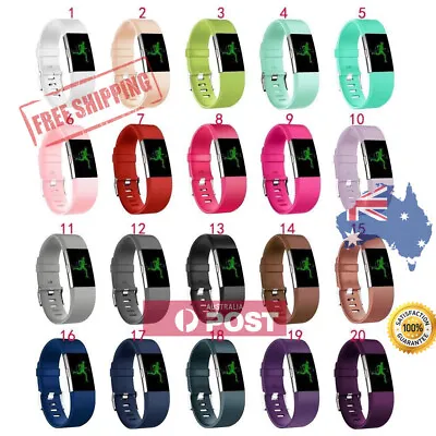 New Replacement Silicone Wrist Band For Fitbit Charge 2 / Charge HR 2 AU Seller • $5.98