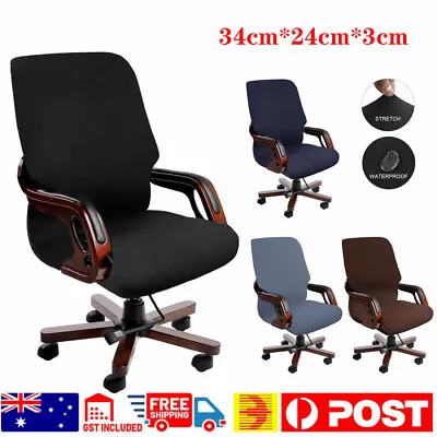 BIG BOSS Chair Cover Large Swivel Computer Chair Cover Stretch Office Home Seat • $22.41
