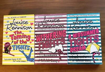 3 X  Louise Rennison Book Bundle Set VGC Tallulah Casey Tights FREE POST • £7.95