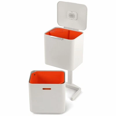 $299 • Buy NEW Joseph Joseph Totem Max 60L Waste & Recycling Bin 30061