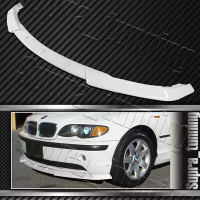 3PCS Front Bumper Spoiler Lip For 2002-2005 BMW 3-Series E46 (Painted White) • $106.99