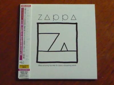 Frank Zappa:  Ship Arriving Too Late  Japan Mini-LP CD VACK-1243 [mothers QGM • $20