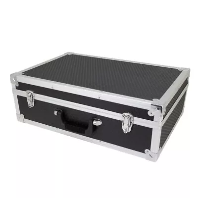 Large Hard Aluminium Flight Case Universal DJ Equipment Camera Secure Box • £52.68