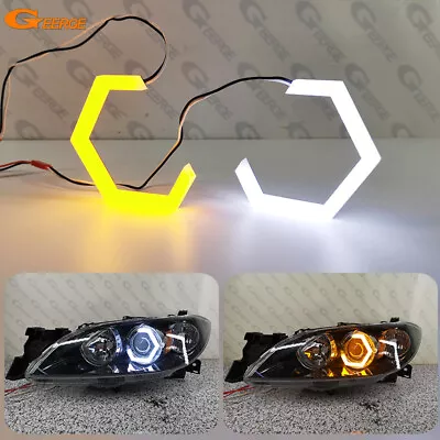 For Mazda 3 Mazda3 BK BL Speed Ultra Bright Hex LED Angel Eyes Halo Rings Lights • $33.10