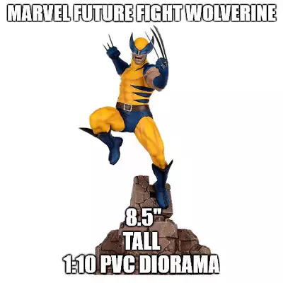 Marvel Future Fight Wolverine 8.5  1:10 Diorama Toy Figure Pvc Statue X-men X-23 • $44.95