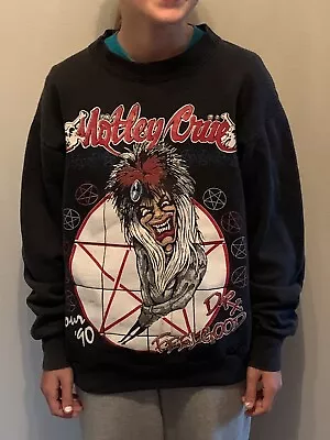 MOTLEY CRUE Dr Feelgood Rare 1990 RARE ORIGINAL CONCERT TSHIRT Sweatshirt • $854.82