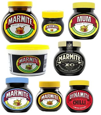 Marmite Yeast Extract Selection XO 125g 70g 250g 500g 600g Jar / Tub Chilli • $24.65