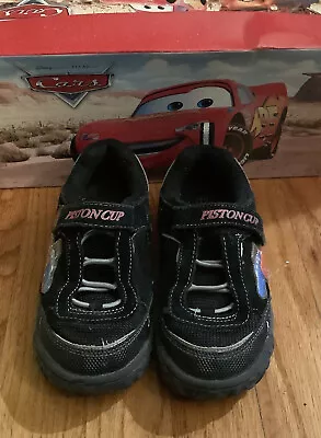 Disney Cars Toddler Boys Skate Shoe Sneakers One Strap Size 12 • £7.91