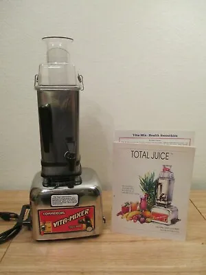 Vitamix Commercial Vita-mixer Maxi-4000 Stainless Steel Blender & Manual- WORKS! • $129.99