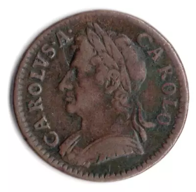 1672 Charles II Farthing Copper 5.6g 22.5mm Collectable Grade • £40