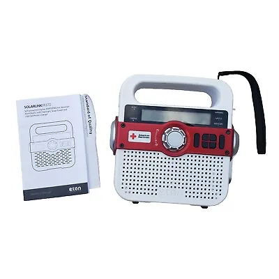 ETON SOLARLINK FR370 Red Cross Weather Alert Emergency Radio Crank Parts Flaw • $6