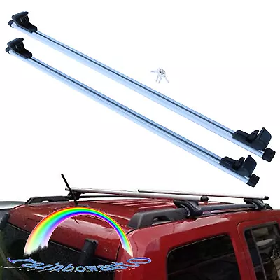 135cm 53  Car Top Cross Bars Luggage Roof Rack Rail Cargo Carrier Anti-theft New • $55.99