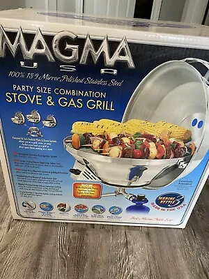 Magma A10-215 Kettle Party Size 17  Propane Barbecue Gas Grill Boat RV Marine • $280