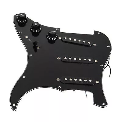 Black Electric Guitar Loaded Pickguard Pickups Replacement For FENDER STRAT B • $32.99
