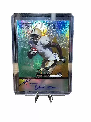 2012 Leaf Valiant Autograph #KW1 KENDALL WRIGHT Tennessee Titans RC AUTO • $0.99