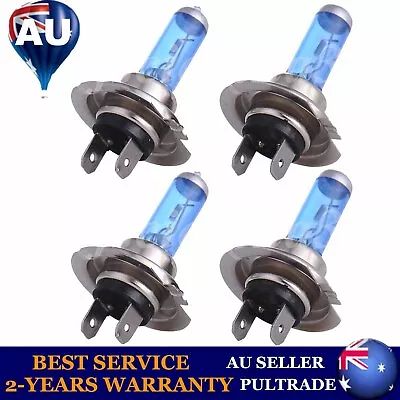 4*H7 LED Headlight Kit Lamp Bulbs Globes High Low Beam Upgrade Super White Light • $18.04