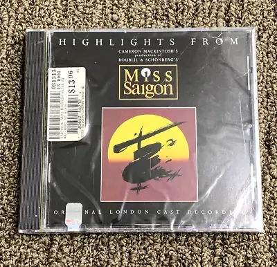 Cameron Mackintoshs Highlights Miss Saigon CD Original London Cast Recordings • $2