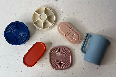 Lot Of 6 Vintage 1980s Tupperware Magnet Gadget Miniatures EXCELLENT • $25