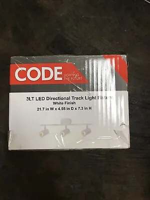 $32 • Buy Code 3LT LED Directional Track Light Fixture - White Finish - #1006 102 057