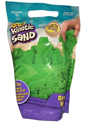 Kinetic Sand The Original Flowing Magical Moldable Sensory Play Sand Green 2 Lb • $10.99