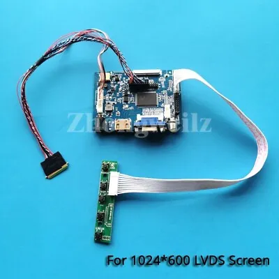 Kit For B101AW03 B101AW06 AV HDMI VGA 40Pin 1024*600 Controller Drive Board LVDS • $24.35