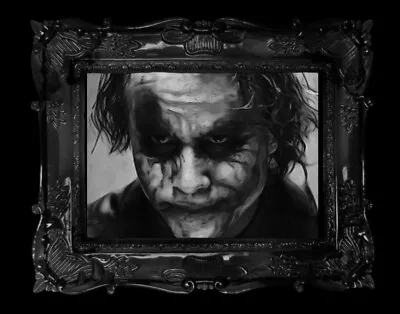 Joker Canvas 17x11” Print Batman Dark Knight Wall Art • £38.61
