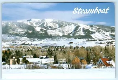 STEAMBOAT SPRINGS Colorado CO ~ Steamboat Ski Area 1990 ~  4 X6  Postcard* • $5.93