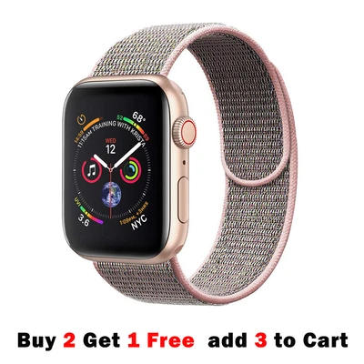 $6.66 • Buy Sport Nylon Woven Loop Strap IWatch Band For Apple Watch Series 8 7 6 5 SE 41 45