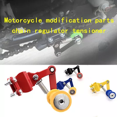 Modified ATV Motorcycle Chain Tensioner Chain Adjuster On Roller Too_OZ • $10.39