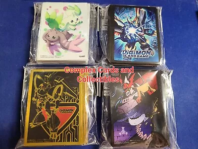 Bandai Digimon Card Game Sleeves 2021 V2 - Bundle Of 4 - [TCG CCG] [PKMN MTG] • $39.99