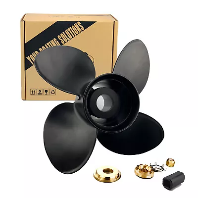 4 Blades 13X17 Boat Propeller Fit Mercury Outboard 40-140hp Force 75-150hp  • $124.99