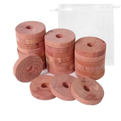 Cedar Rings For Clothes Storage-25PC Cedar Balls Cedar Blocks For Closets And... • $20.62