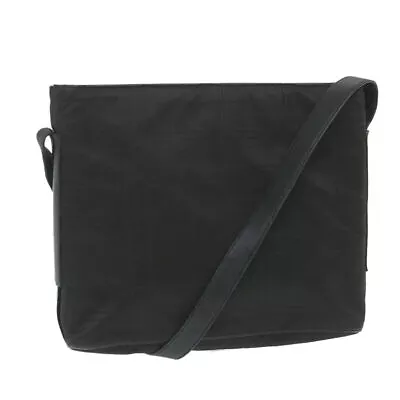 Salvatore Ferragamo Shoulder Bag Nylon Black AU 21 9361 Auth Bs10161 • $175.47