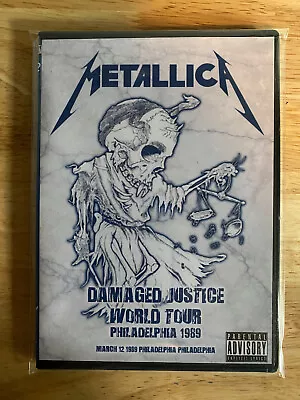 Metallica - Dammaged Justice In Philadelphia 1989 DVD Live Hetfield Lars Ulrich • $12.97