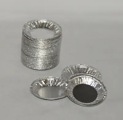 £4.95 • Buy Small Foil Jam Tarts Mince Pie Dishes Christmas Patty Tins Round Cases Shallow
